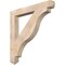 Ekena Millwork Funston Arts & Crafts Smooth Bracket, Douglas Fir, 5 1/2"W x 48"D x 48"H BKT06X48X48FST03SDF - alternate 1